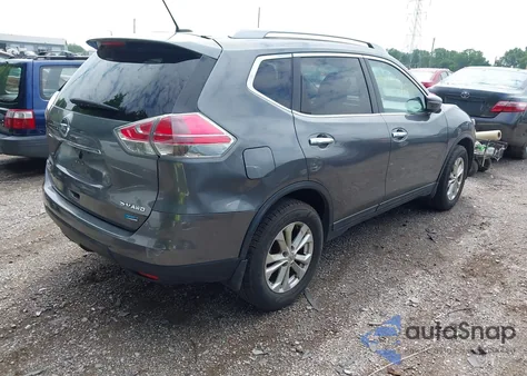 2015 Nissan Rogue S/Sl/Sv из США, поврежденный, VIN 5N1AT2MV5FC842767